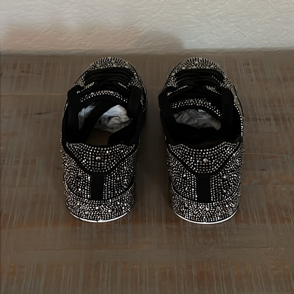 I.N.C Women's Lola Pewter Bling Sneakers - Picture 7 of 12